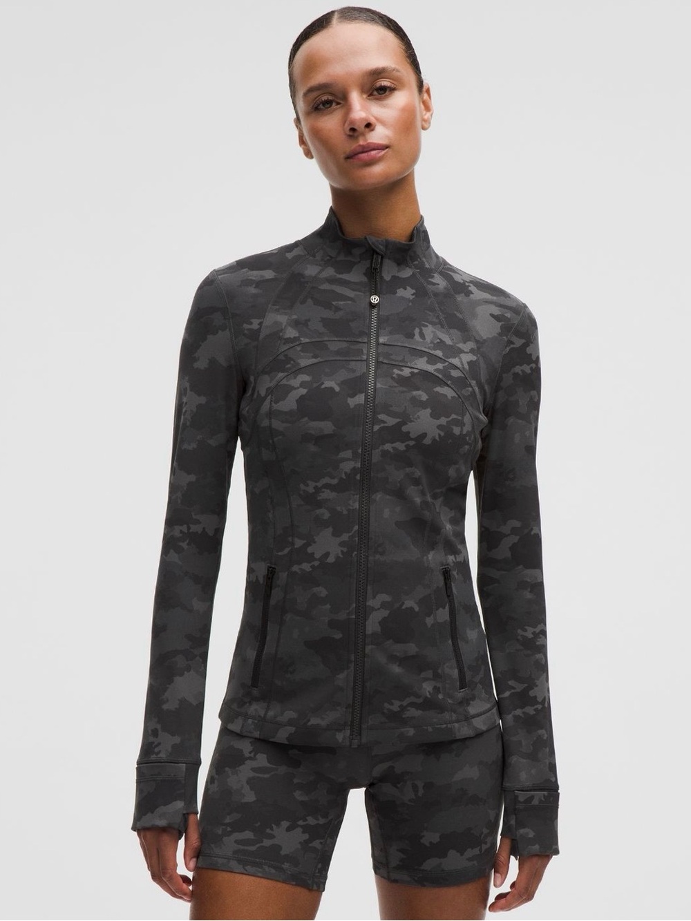 Lululemon Camouflage Full-Zip Hooded Define Jacket